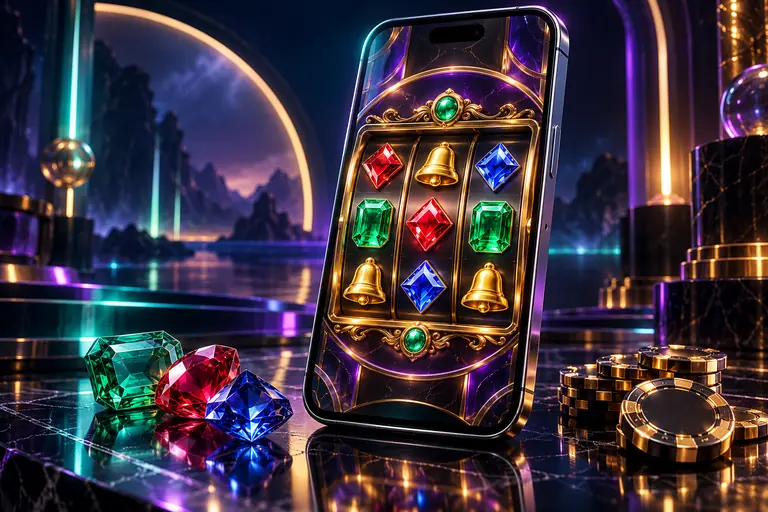 Concept illustration for mobile pokies & apps