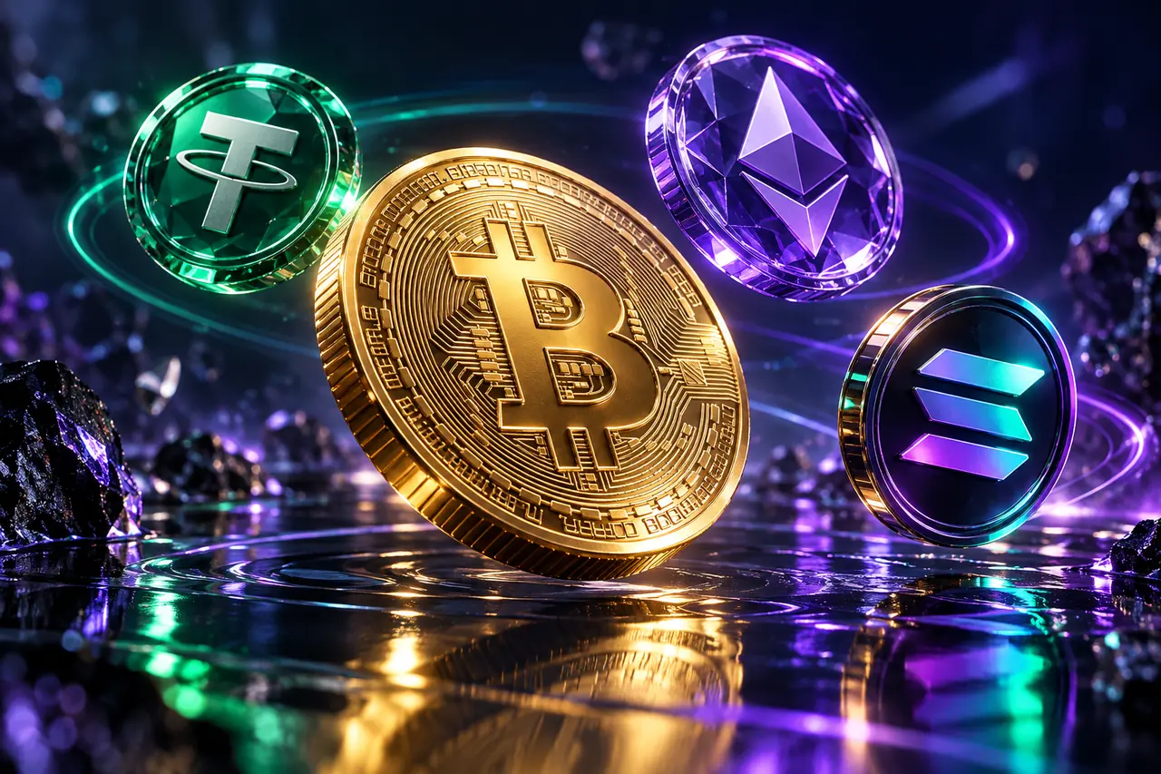 Concept illustration for crypto casinos