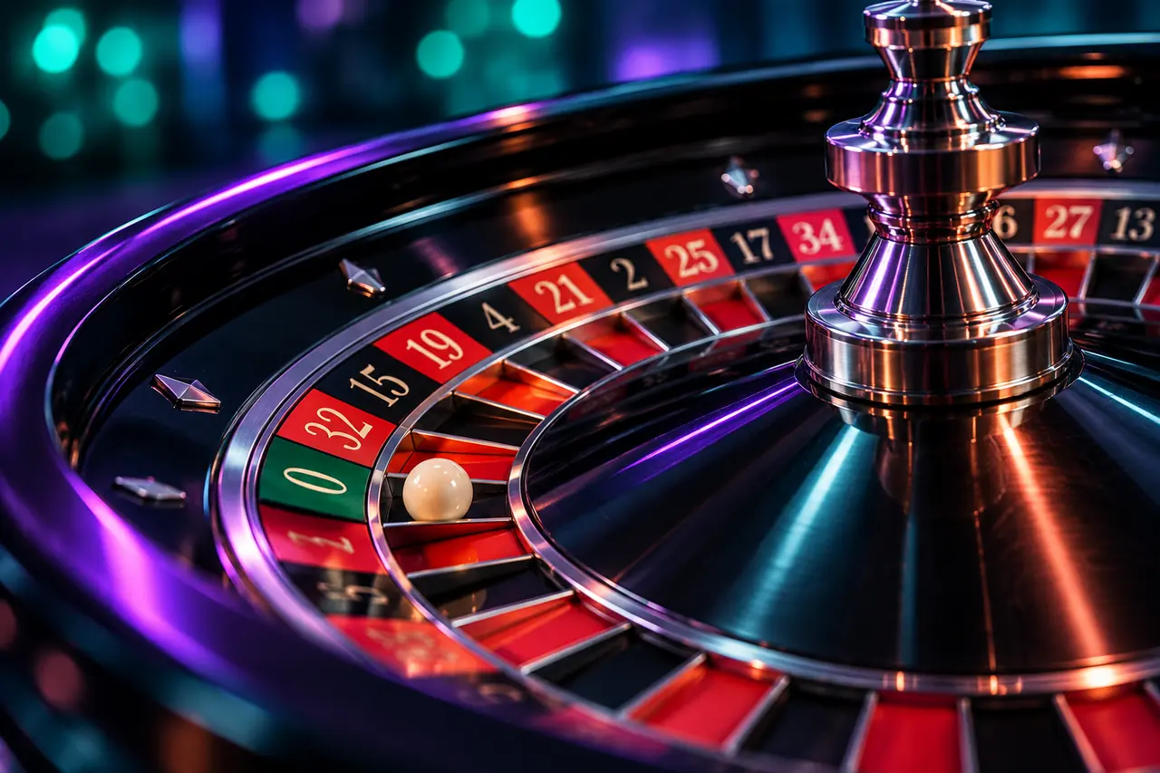 Concept illustration for online roulette
